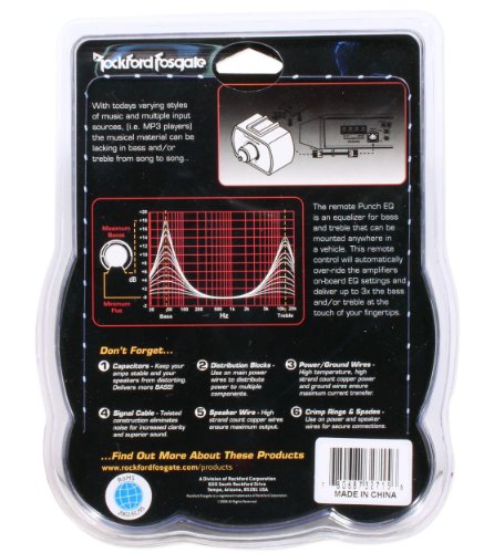 Rockford Fosgate PEQ Punch Equalization Remote for 2007 up Amps Rockford Fosgate PEQ Punch Equalization Remote for 2007 up Amps